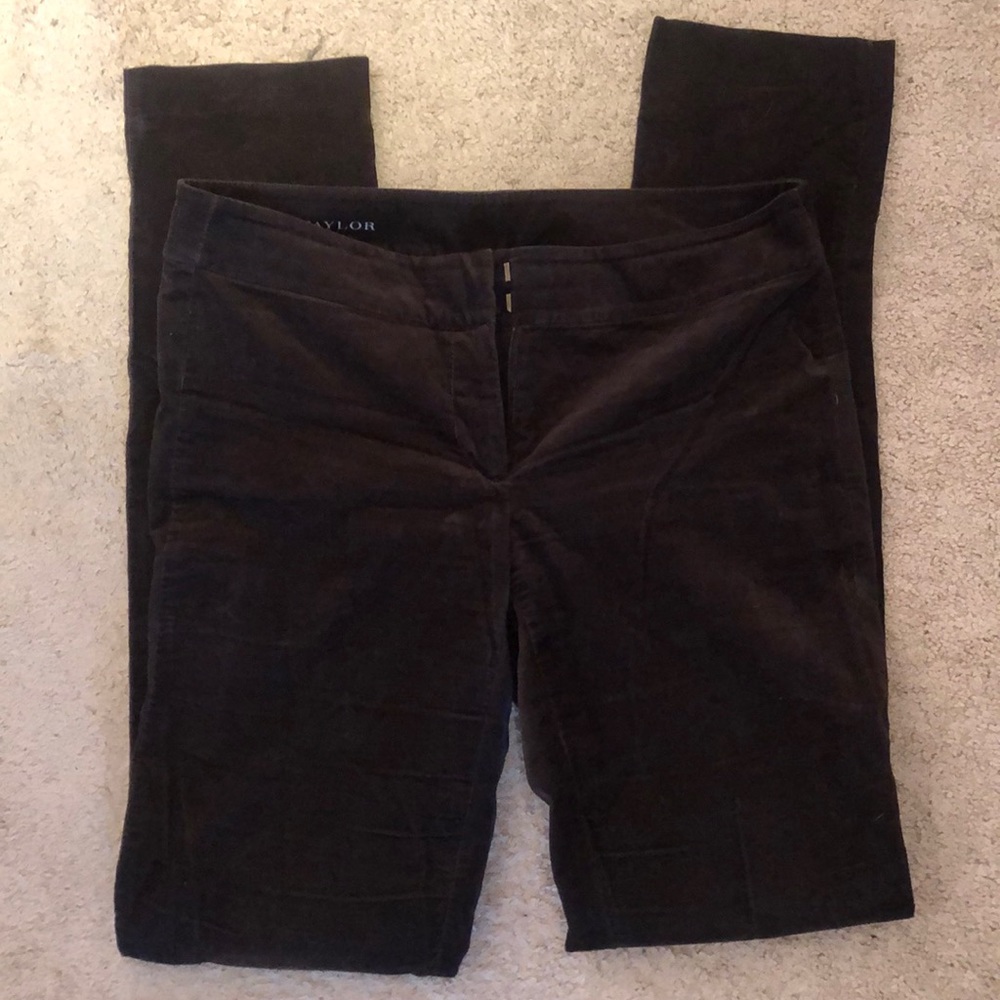 Ann Taylor Velvet Skinny Pants | 8 Tall